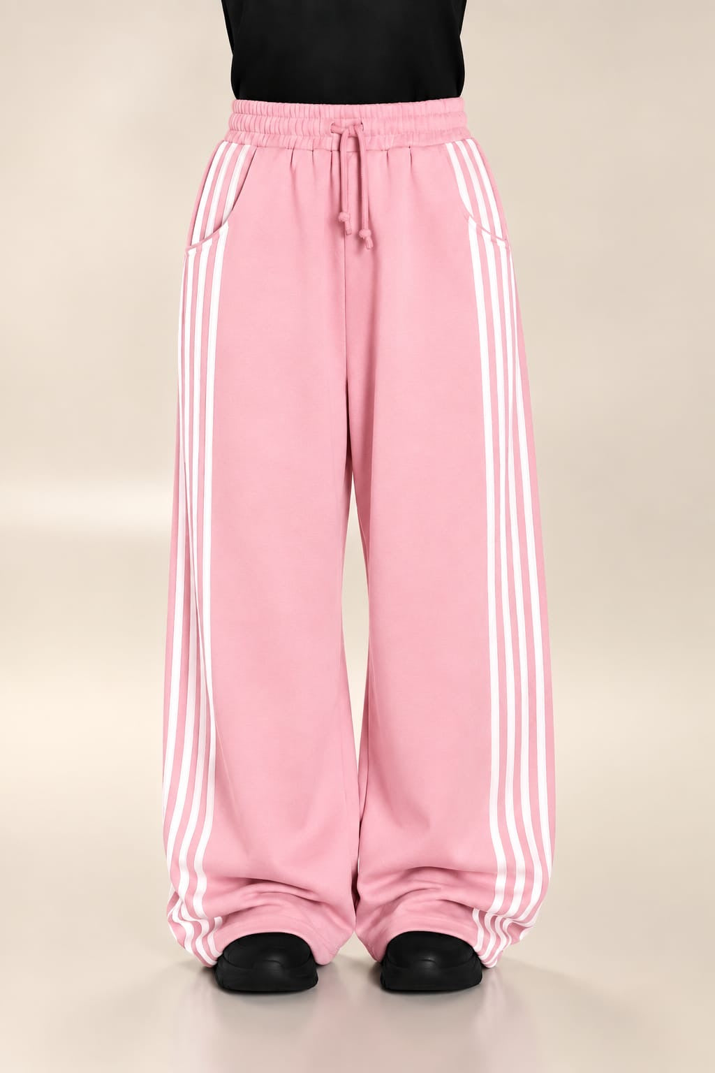 ARMAISE Oversized 6-Stripes Pants