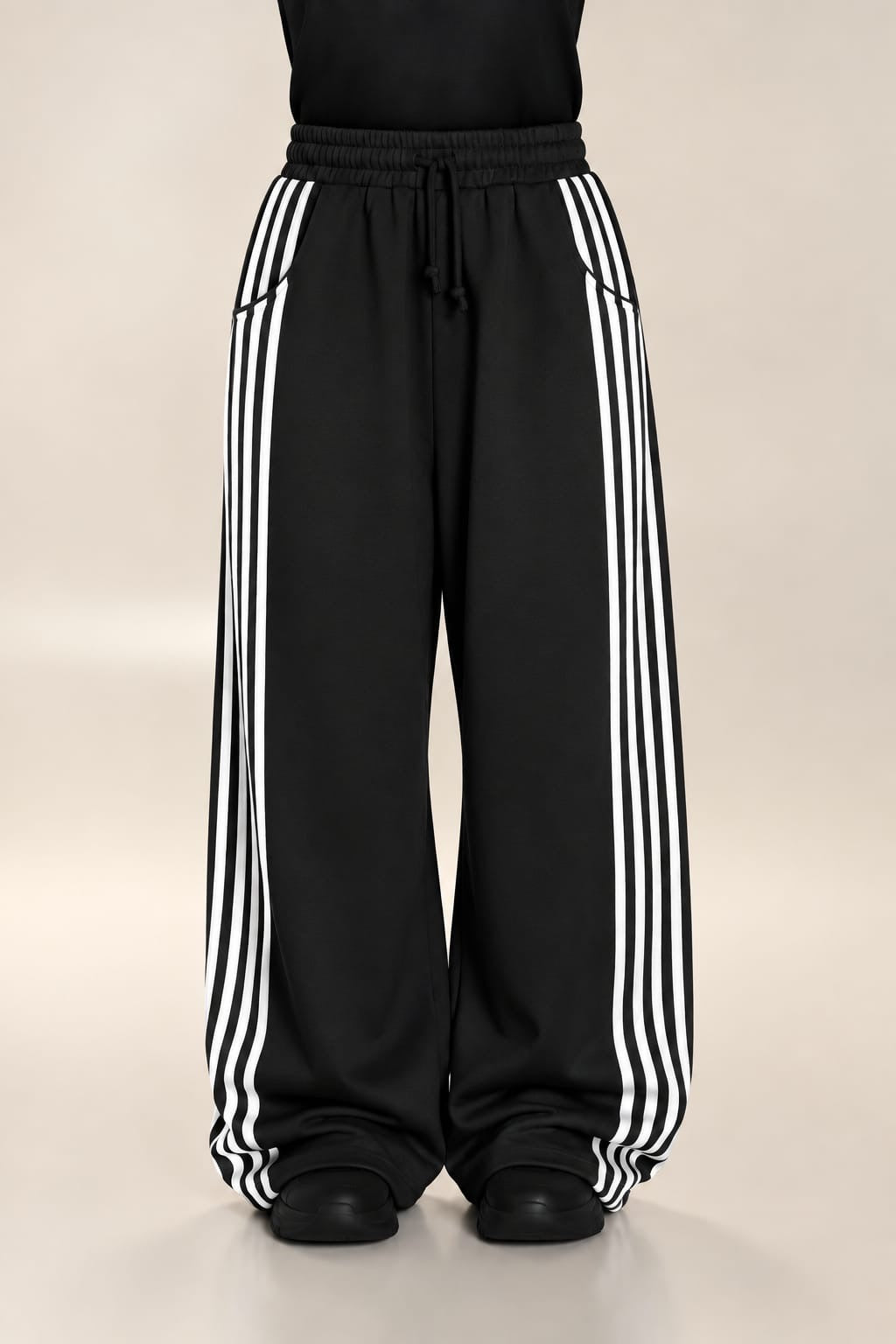 ARMAISE Oversized 6-Stripes Pants