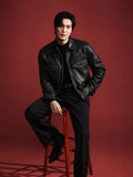 Premium Classic Black Leather Jacket